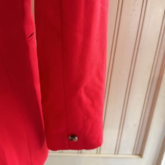 MNG Red One Button Closure Blazer - Picture 6 of 10